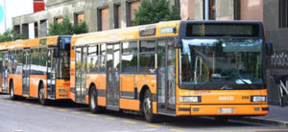 In corso la sanificazione dei mezzi di Trentino Trasporti